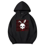 Adult Unisex Tops Exclusive Design Bad Bunny Horror Rabbit T-shirts And Hoodies