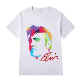 Adult Unisex Tops Exclusive Design Rainbow Rocker Elvis T-shirts And Hoodies