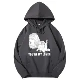 Adult Unisex Tops Exclusive Design Taylor With Cat You're My Lover T-shirts And Hoodies