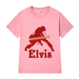 Adult Unisex Tops Exclusive Design Rocker Elvis Guitar T-shirts And Hoodies
