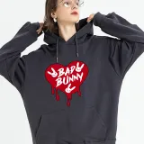 Adult Unisex Tops Exclusive Design Bad Bunny Heart T-shirts And Hoodies