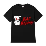 Adult Unisex Tops Exclusive Design Bad Bunny Cartoon Rabbit T-shirts And Hoodies