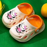Toddler Kids Summer Slipper Heart Kitten Clog Slipper