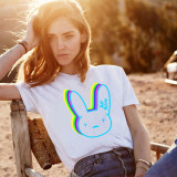 Adult Unisex Tops Exclusive Design Colorful Bad Bunny T-shirts And Hoodies