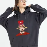 Adult Unisex Tops Exclusive Design Bad Bunny Heart T-shirts And Hoodies