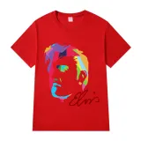 Adult Unisex Tops Exclusive Design Rainbow Rocker Elvis T-shirts And Hoodies