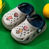 Toddler Kids Summer Slipper Cartoon Doughnuts Clog Slipper