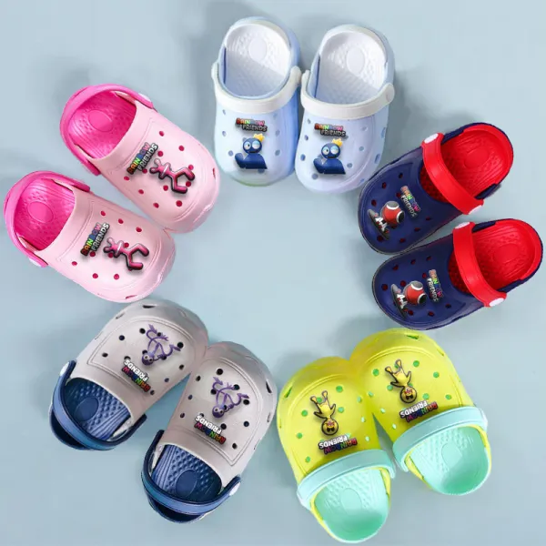 Toddler Kids Summer Slipper Cartoon Aliens Friends Clog Slipper