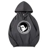Adult Unisex Tops Exclusive Design Rocker Elvis Round Slogan T-shirts And Hoodies