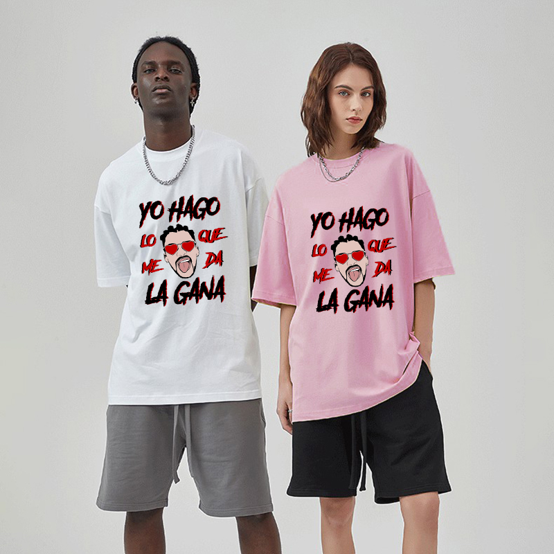 Adult Unisex Tops Exclusive Design Bad Bunny Yo Hago Lo Que Me Da La Gana T-shirts And Hoodies