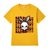 Adult Unisex Tops Exclusive Design Bad Bunny Horror Rabbit T-shirts And Hoodies