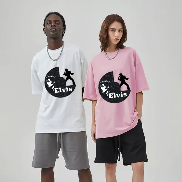 Adult Unisex Tops Exclusive Design Rocker Elvis T-shirts And Hoodies