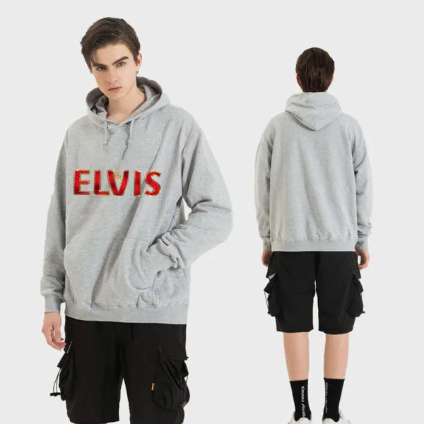 Adult Unisex Tops Exclusive Design Rocker Elvis T-shirts And Hoodies