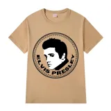 Adult Unisex Tops Exclusive Design Rocker Elvis Round Slogan T-shirts And Hoodies