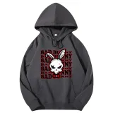 Adult Unisex Tops Exclusive Design Bad Bunny Horror Rabbit T-shirts And Hoodies