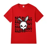 Adult Unisex Tops Exclusive Design Bad Bunny Horror Rabbit T-shirts And Hoodies