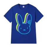 Adult Unisex Tops Exclusive Design Colorful Bad Bunny T-shirts And Hoodies