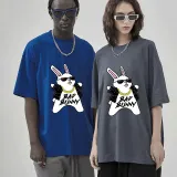 Adult Unisex Tops Exclusive Design Cartoon Bad Cool Bunny Rapper T-shirts And Hoodies