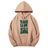 Adult Unisex Tops Exclusive Design Bad Bunny Yo Hago Lo Que Me Da La Gana Slogan T-shirts And Hoodies