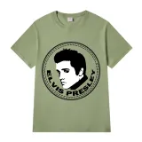 Adult Unisex Tops Exclusive Design Rocker Elvis Round Slogan T-shirts And Hoodies