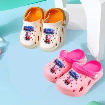 Toddler Kids Summer Slipper Cartoon Piggy Clog Slipper