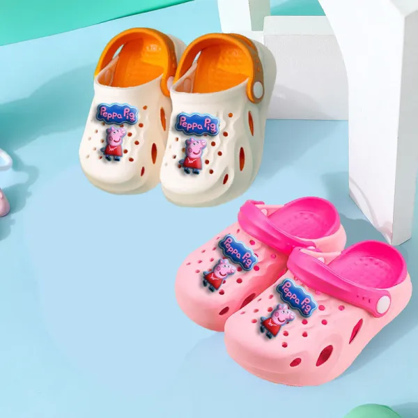 Toddler Kids Summer Slipper Cartoon Piggy Clog Slipper