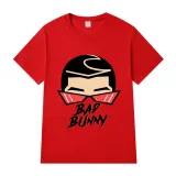 Adult Unisex Tops Exclusive Design Bad Bunny With Sunglasses T-shirts And Hoodies