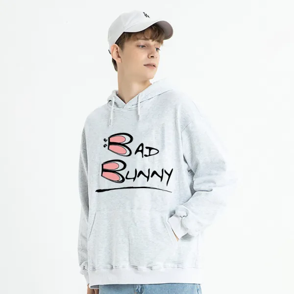 Adult Unisex Tops Exclusive Design Bad Bunny Ears T-shirts And Hoodies