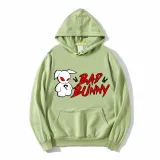 Adult Unisex Tops Exclusive Design Bad Bunny Cartoon Rabbit T-shirts And Hoodies