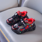 Toddler Kids Boy LED Light Up Sneaker Breathable Running Sport Shoes