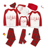 2023 Christmas Matching Family Pajamas Exclusive Christmas Tree Gray Pajamas Set