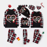 2023 Christmas Matching Family Pajamas Santa Heart Merry Xmas Pajamas Set
