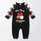 2023 Christmas Matching Family Pajamas Exclusive Design Our First Christmas Couple Gnomes Pajamas Set