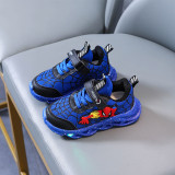 Toddler Kids Boy LED Light Up Breathable Running Sport Sneaker