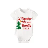 2023 Christmas Matching Family Pajamas Exclusive Family Together Flying Reindeer Short Pajamas Set