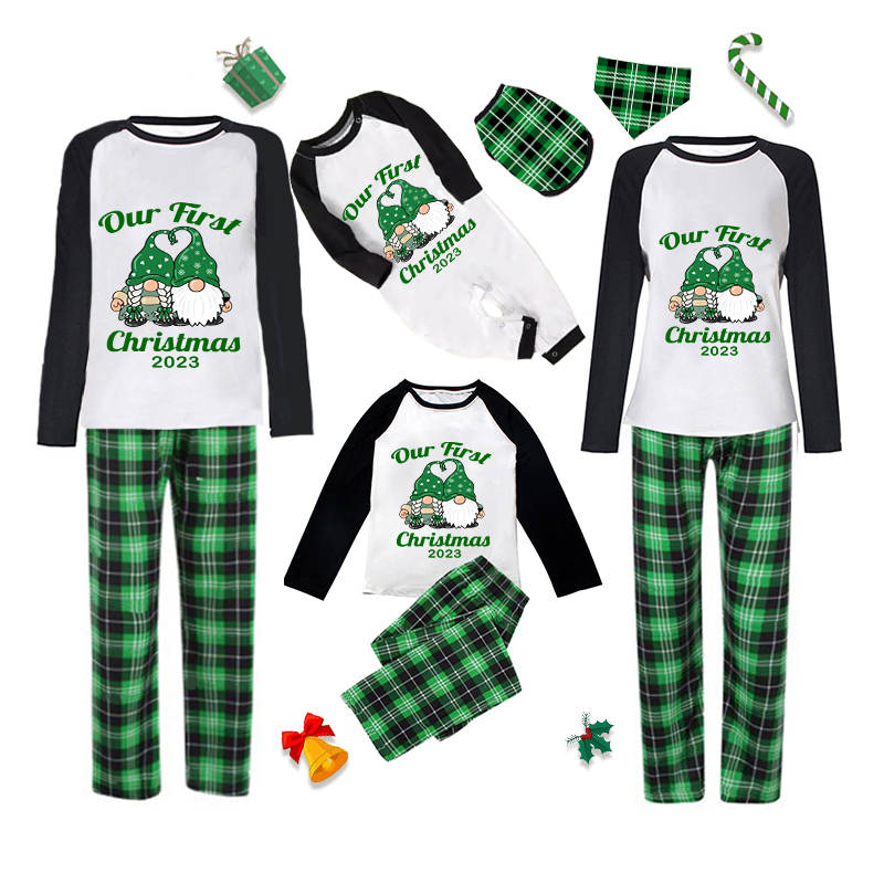 Christmas Matching Family Pajamas Set With Dog Pajamas