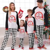 2023 Christmas Matching Family Pajamas Snowman Let It Snow White Pajamas Set