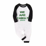 2023 We Are Family Christmas Matching Family Pajamas Green Pajamas Set With Dog Pajamas