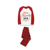 2023 Christmas Matching Family Pajamas Exclusive We Are Family Wreath Xmas Tree Gray Pajamas Set