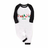 2023 Believe Christmas Matching Family Pajamas Exclusive Design Snowman Love Christmas Green Plaids Pajamas Set