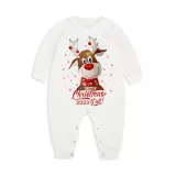 Christmas Matching Family Pajamas 2023 Christmas Y‘all Smile Deer Snowflake Plaids Pajamas Set