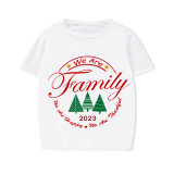 2023 Christmas Matching Family Pajamas Exclusive We Are Family Wreath Xmas Tree Short Pajamas Set