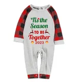 2023 Christmas Matching Family Pajamas Dear Santa They're The Naughty Ones White Pajamas Set