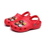 Audlt Unisex Women Clog Summer Slipper Random 10PCS Cartoon Harry Decoration Beach Slipper Shoes