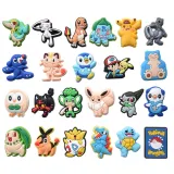 Audlt Unisex Women Clog Summer Slipper Random 10PCS Cartoon Monsters Decoration Beach Slipper Shoes