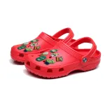 Audlt Unisex Women Clog Summer Slipper DIY 11 PCS Little Monster Decoration Beach Slipper