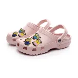 Audlt Unisex Women Clog Summer Slipper 12PCS Cartoon Starfish Decoration Beach Slipper Shoes