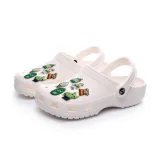 Audlt Unisex Women Clog Summer Slipper DIY 11 PCS Little Monster Decoration Beach Slipper