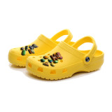 Audlt Unisex Women Clog Summer Slipper Cat and Mouse Croc Decoration Beach Slipper Shoes