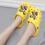 Audlt Unisex Women Clog Summer Slipper Random 10PCS Basketball Decoration Beach Slipper Shoes